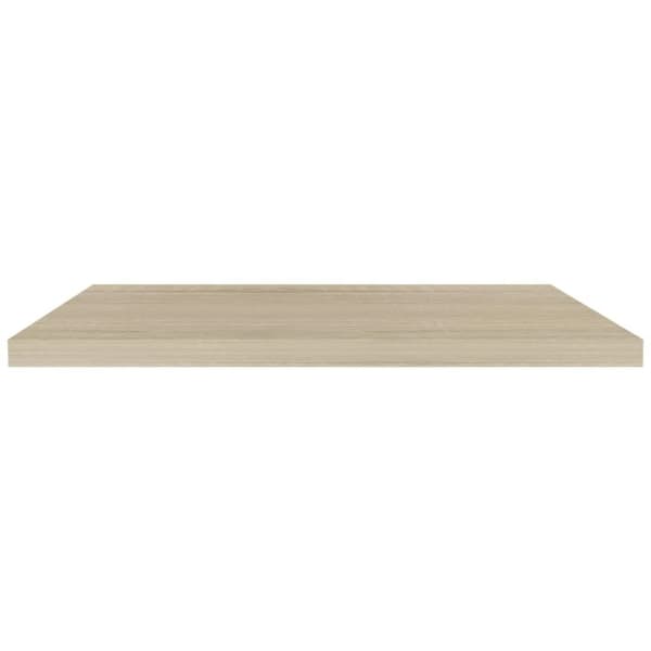 vidaXL Svävande vägghyllor 4 st ek 90x23,5x3,8 cm MDF