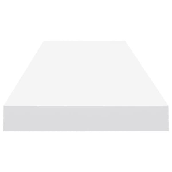 vidaXL Flytende vegghyller 4 stk hvit 90x23,5x3,8 cm MDF