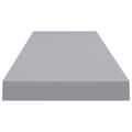 Miniatyrbilde 6 av 9: vidaXL Flytende vegghyller 2 stk grå 90x23,5x3,8 cm MDF