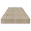 Miniatyrbilde 6 av 9: vidaXL Flytende vegghyller 2 stk eik 80x23,5x3,8 cm MDF