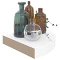 Miniatyrbilde 7 av 8: vidaXL Flytende vegghylle høyglans hvit 25x25x3,8 cm MDF