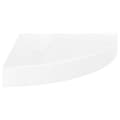 Miniatyrbilde 1 av 8: vidaXL Flytende vegghylle høyglans hvit 25x25x3,8 cm MDF