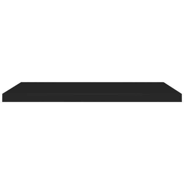 vidaXL væghylder 2 stk. 90x23,5x3,8 cm MDF sort
