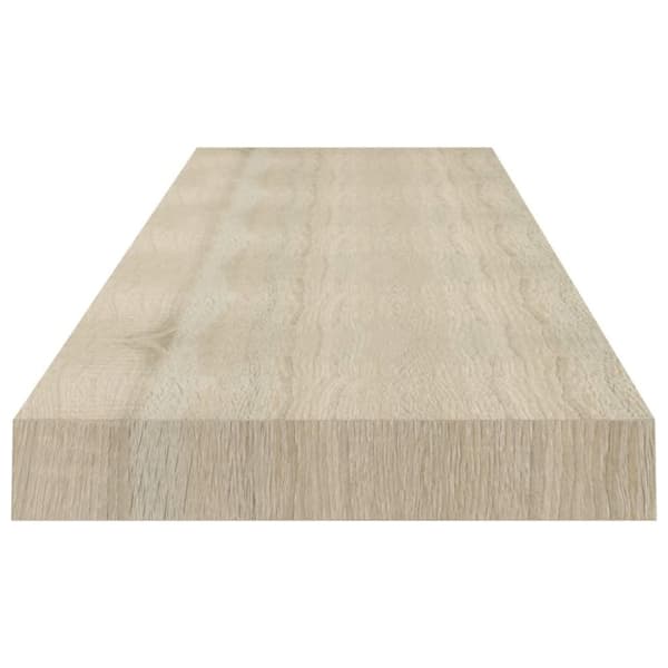 vidaXL Kelluva seinähylly tammi 120x23,5x3,8 cm MDF