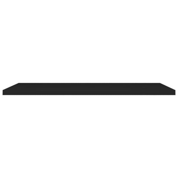 vidaXL Flytende vegghylle svart 120x23,5x3,8 cm MDF