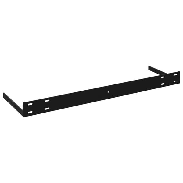 vidaXL Svävande vägghyllor 2 st grå 120x23,5x3,8 cm MDF