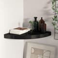 Miniatyrbilde 3 av 8: vidaXL Flytende vegghylle svart 35x35x3,8 cm MDF