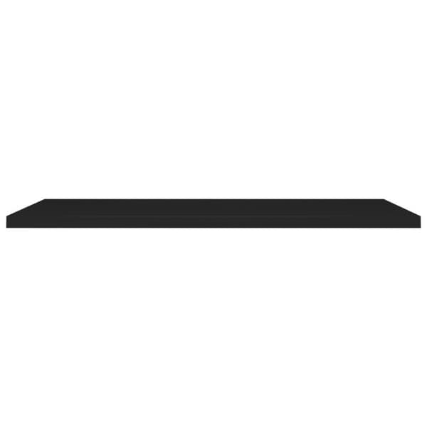 vidaXL Flytende vegghyller 4 stk svart 120x23,5x3,8 cm MDF