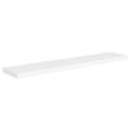 Miniatyrbilde 4 av 9: vidaXL Flytende vegghyller 4 stk hvit 120x23,5x3,8 cm MDF
