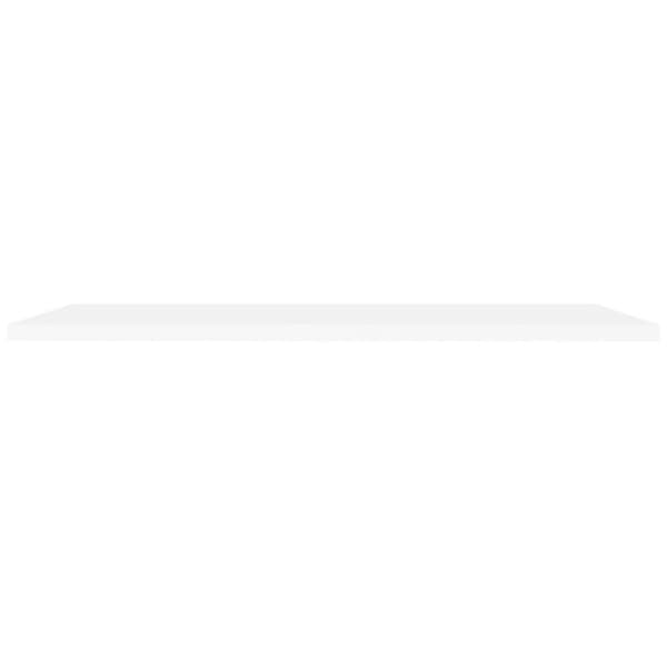 vidaXL Flytende vegghyller 4 stk hvit 120x23,5x3,8 cm MDF
