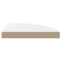 Miniatyrbilde 6 av 9: vidaXL Flytende vegghyller 2 stk høyglans hvit 35x35x3,8 cm MDF