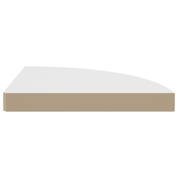vidaXL Flytende vegghyller 4 stk hvit 35x35x3,8 cm MDF