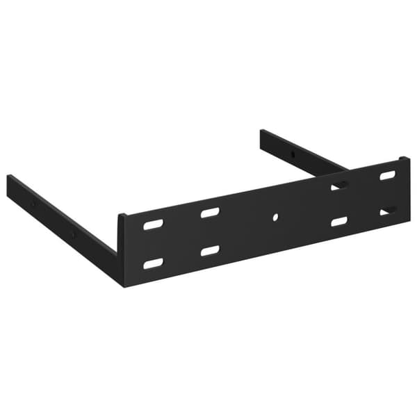 vidaXL Flytende vegghyller 4 stk svart 35x35x3,8 cm MDF