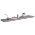 Pikkukuva 6 / 7: vidaXL Kelluvat seinähyllyt 4 kpl harmaa 120x23,5x3,8 cm MDF