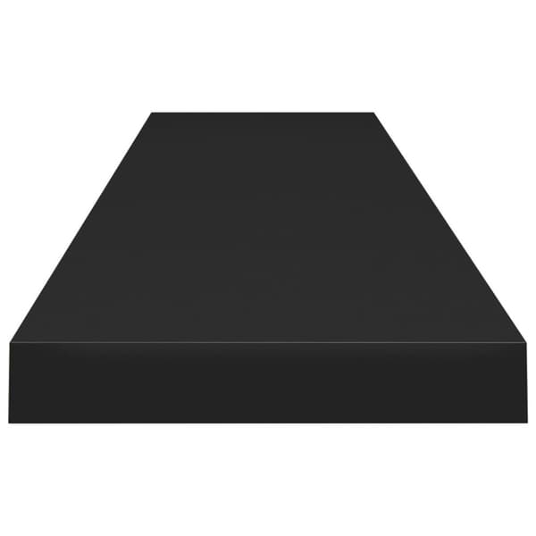 vidaXL væghylder 4 stk. 120x23,5x3,8 cm MDF sort
