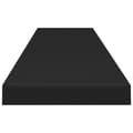 Miniatyrbillede 6 af 9: vidaXL væghylder 4 stk. 120x23,5x3,8 cm MDF sort