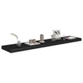 Miniatyrbillede 8 af 9: vidaXL væghylder 4 stk. 120x23,5x3,8 cm MDF sort