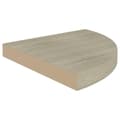 Miniatyrbillede 5 af 10: vidaXL hjørnehylder 4 stk. 35x35x3,8 cm MDF egetræsfarvet