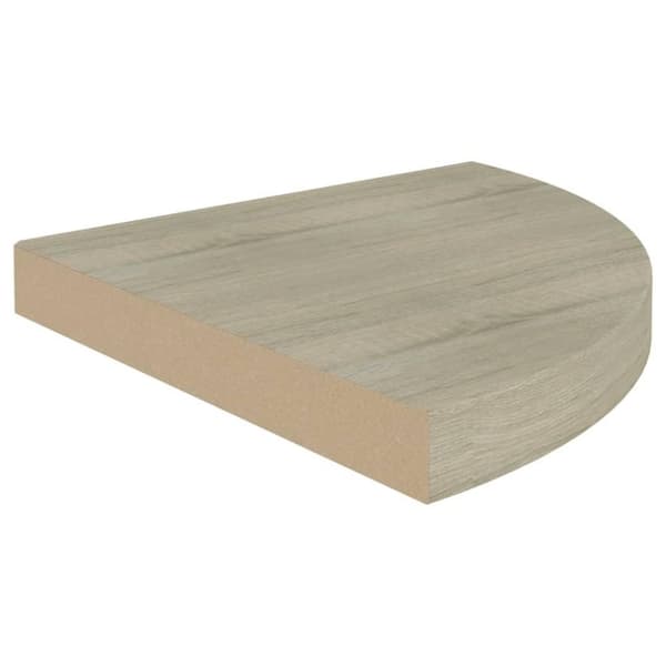 vidaXL hjørnehylder 4 stk. 35x35x3,8 cm MDF egetræsfarvet