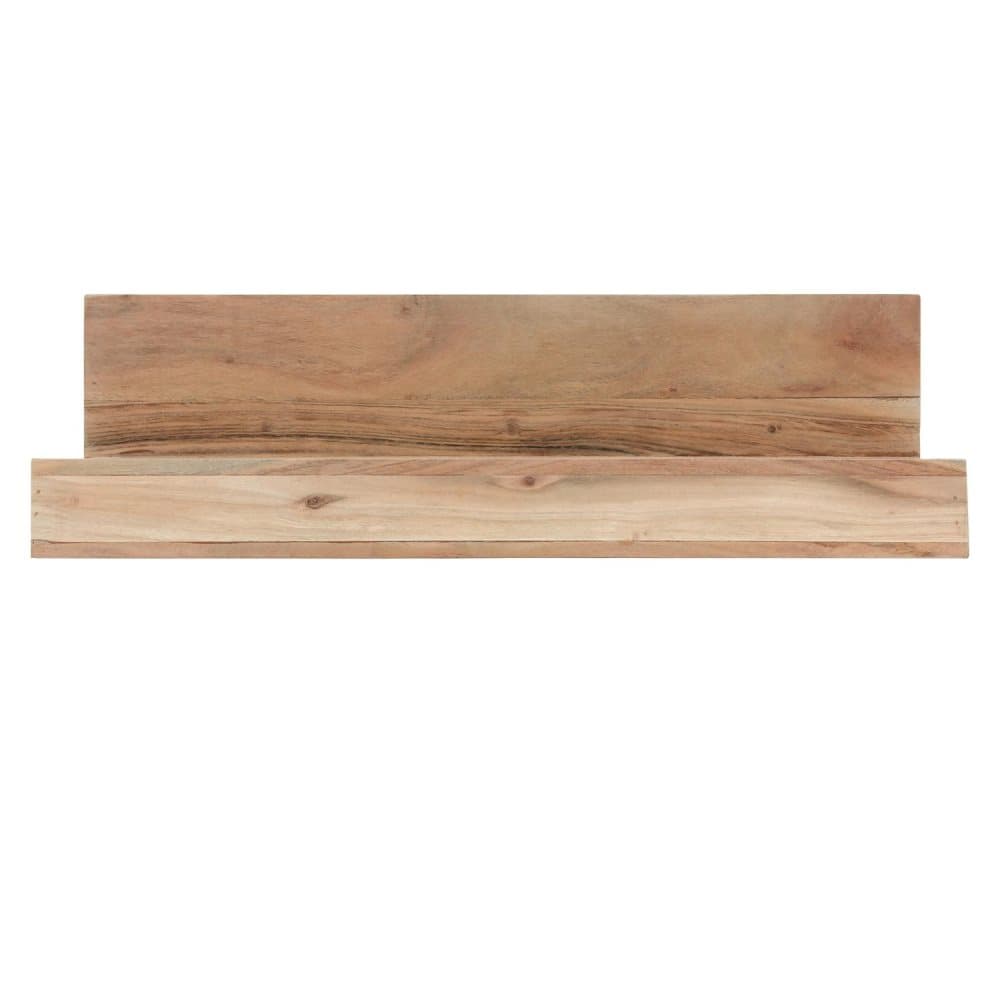 WOMO-DESIGN vägghylla gjord av massivt trä akacia väggskiva hängande hylla trähylla hylla flytande hyllväggshyllor hus 60 x 23 x 18 cm