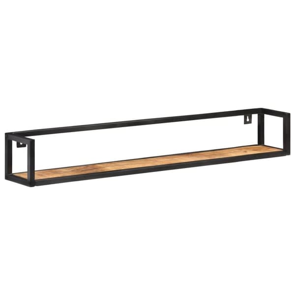 vidaXL væghylder 2 stk. 120 cm ru mangotræ