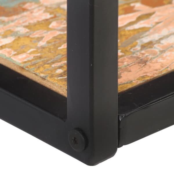 vidaXL væghylder 2 stk. 40 cm massivt genbrugstræ