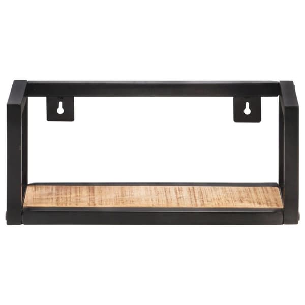 vidaXL Vegghyller 2 stk 40 cm grovt mangotre