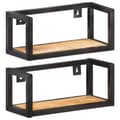 Pikkukuva 1 / 8: vidaXL Seinähyllyt 2 kpl 40 cm karkea mangopuu