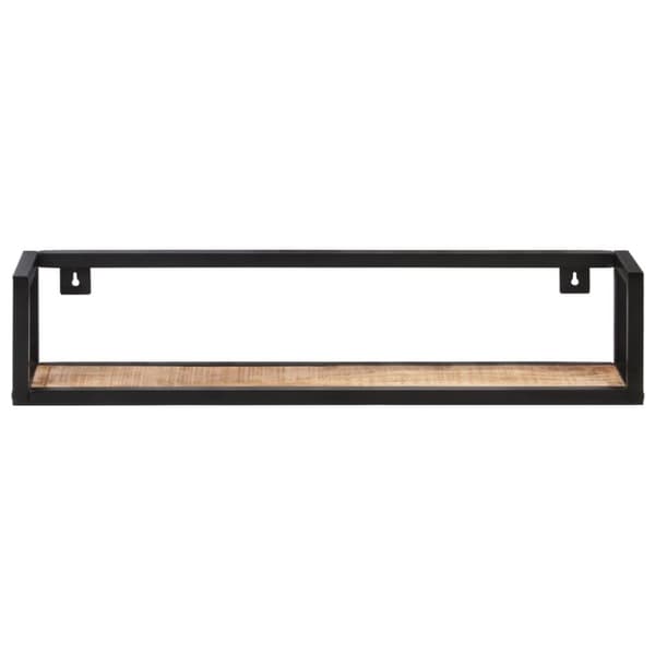 vidaXL Vegghyller 2 stk 80 cm grov heltre mango