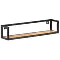 Miniatyrbilde 2 av 8: vidaXL Vegghyller 2 stk 80 cm grov heltre mango