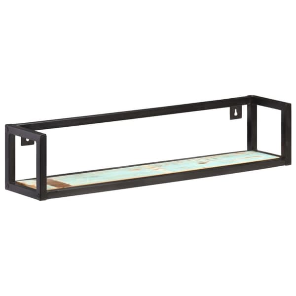 vidaXL væghylder 2 stk. 80 cm massivt genbrugstræ