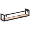 Miniatyrbilde 4 av 8: vidaXL Vegghyller 2 stk 80 cm gjenvunnet heltre