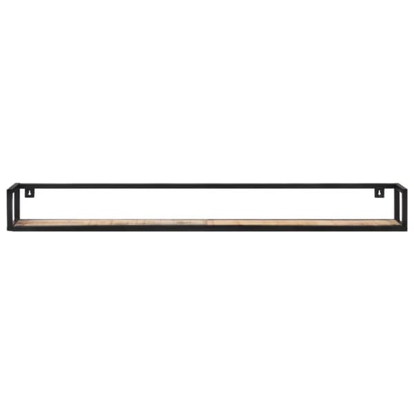 vidaXL Vägghyllor 2 st 160 cm grovt mangoträ