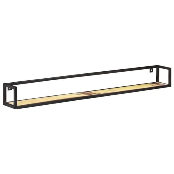 vidaXL væghylder 2 stk. 160 cm massivt genbrugstræ