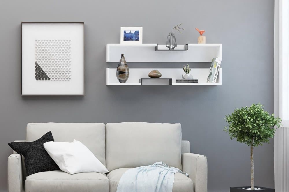 BLED Hylla Vit/Svart