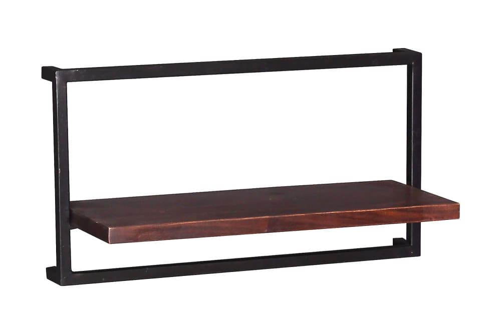 WELLENGE Vägghylla 65x25 cm Återvunnet Trä/Brun