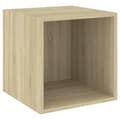 Miniatyrbillede 7 af 11: vidaXL vægskab 2 stk. 37x37x37 cm konstrueret træ sonoma-eg