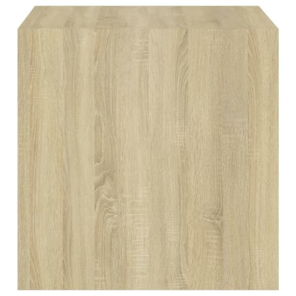 vidaXL vægskab 2 stk. 37x37x37 cm konstrueret træ sonoma-eg