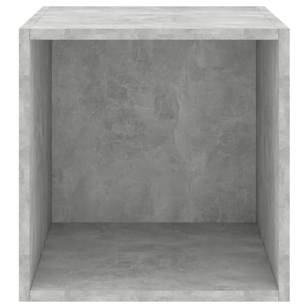 vidaXL vægskab 37x37x37 cm konstrueret træ betongrå