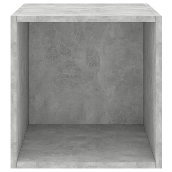 vidaXL vægskab 2 stk. 37x37x37 cm konstrueret træ betongrå