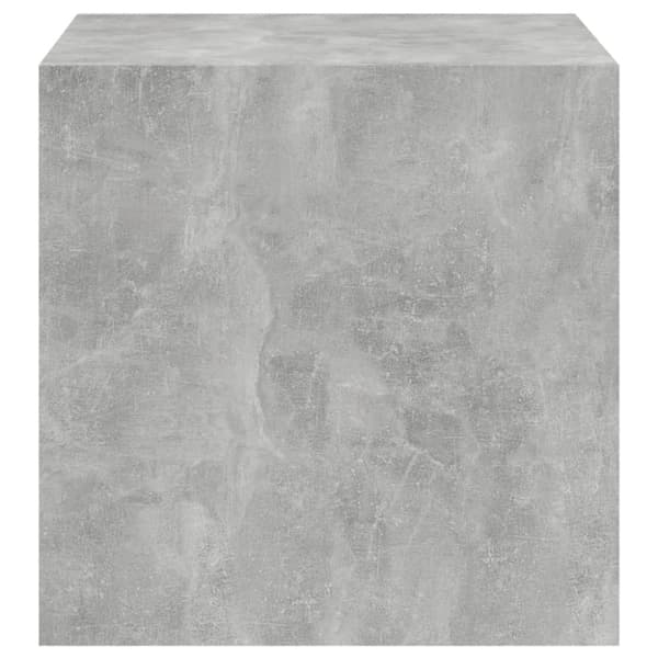 vidaXL vægskab 2 stk. 37x37x37 cm konstrueret træ betongrå
