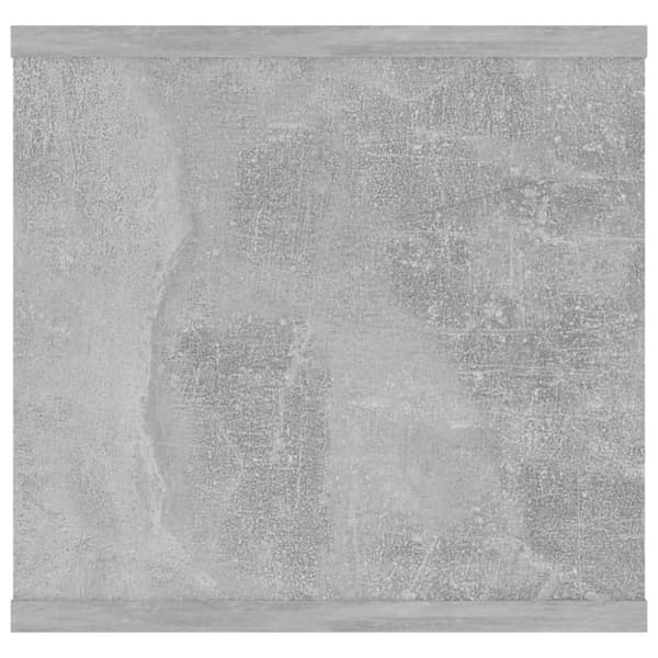 vidaXL Vegghylle betonggrå 102x30x29 cm konstruert tre
