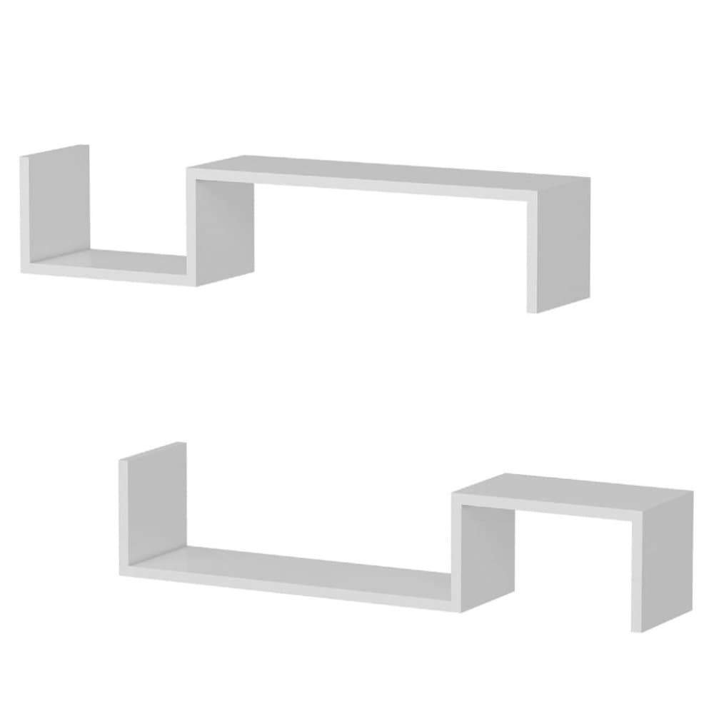 Homemania Vägghylla Angel 95,4x19,5x19,5 cm vit