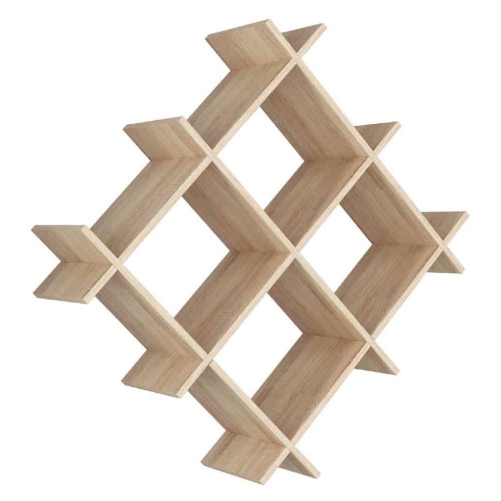 Homemania Vägghylla Farley 75x27x75 cm sonoma