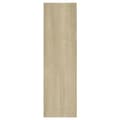 Miniatyrbilde 5 av 8: vidaXL Vegghylle sonoma eik 75x16x55 cm konstruert tre