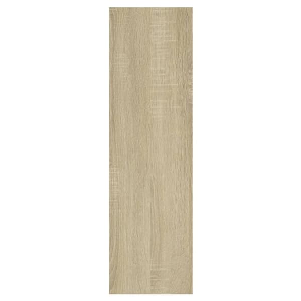 vidaXL Vegghylle sonoma eik 75x16x55 cm konstruert tre