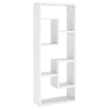 Miniatyrbilde 1 av 10: vidaXL Vegghylle hvit 36x16x90 cm konstruert tre