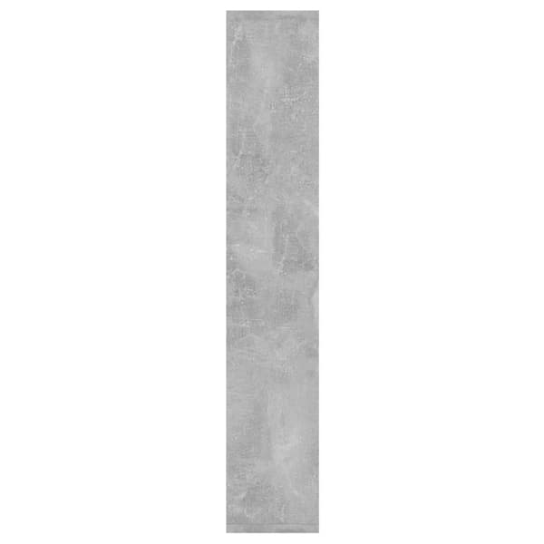 vidaXL Seinähylly betoninharmaa 36x16x90 cm tekninen puu