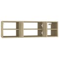 Miniatyrbilde 5 av 10: vidaXL Vegghylle sonoma eik 102x30x29 cm sponplate