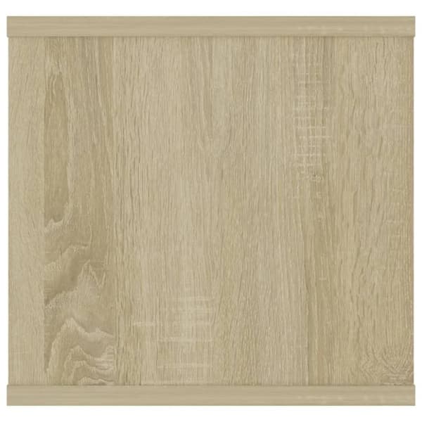 vidaXL Vegghylle sonoma eik 102x30x29 cm sponplate